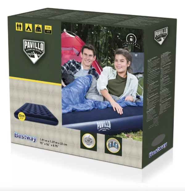 Colchón Inflable Bestway 2 plazas 191x137x22cm