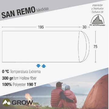 Bolsa De Dormir Hi Extreme San Remo - Imagen 2