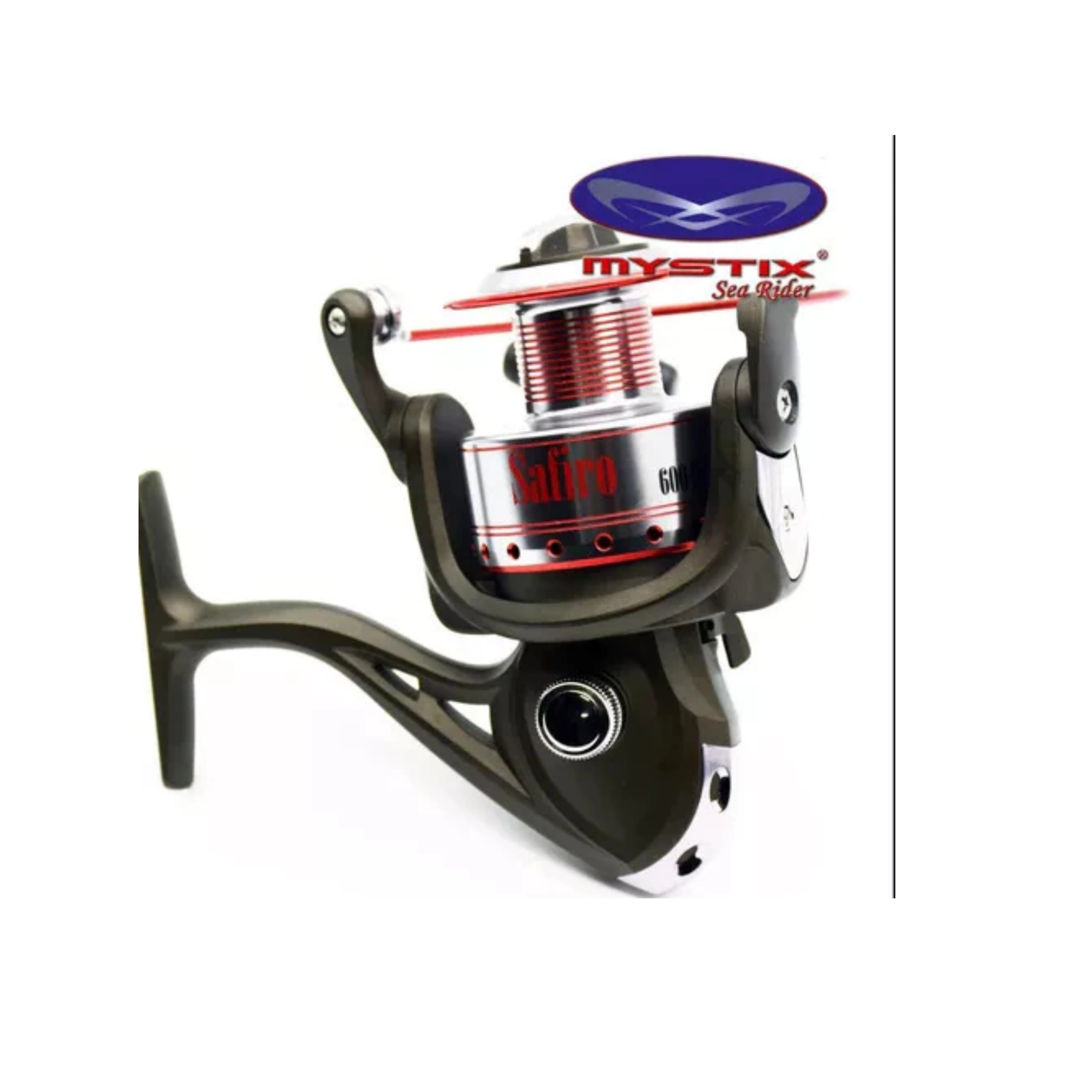 Reel Mystix Safiro 600 - 4 Rul. Carretel Aluminio