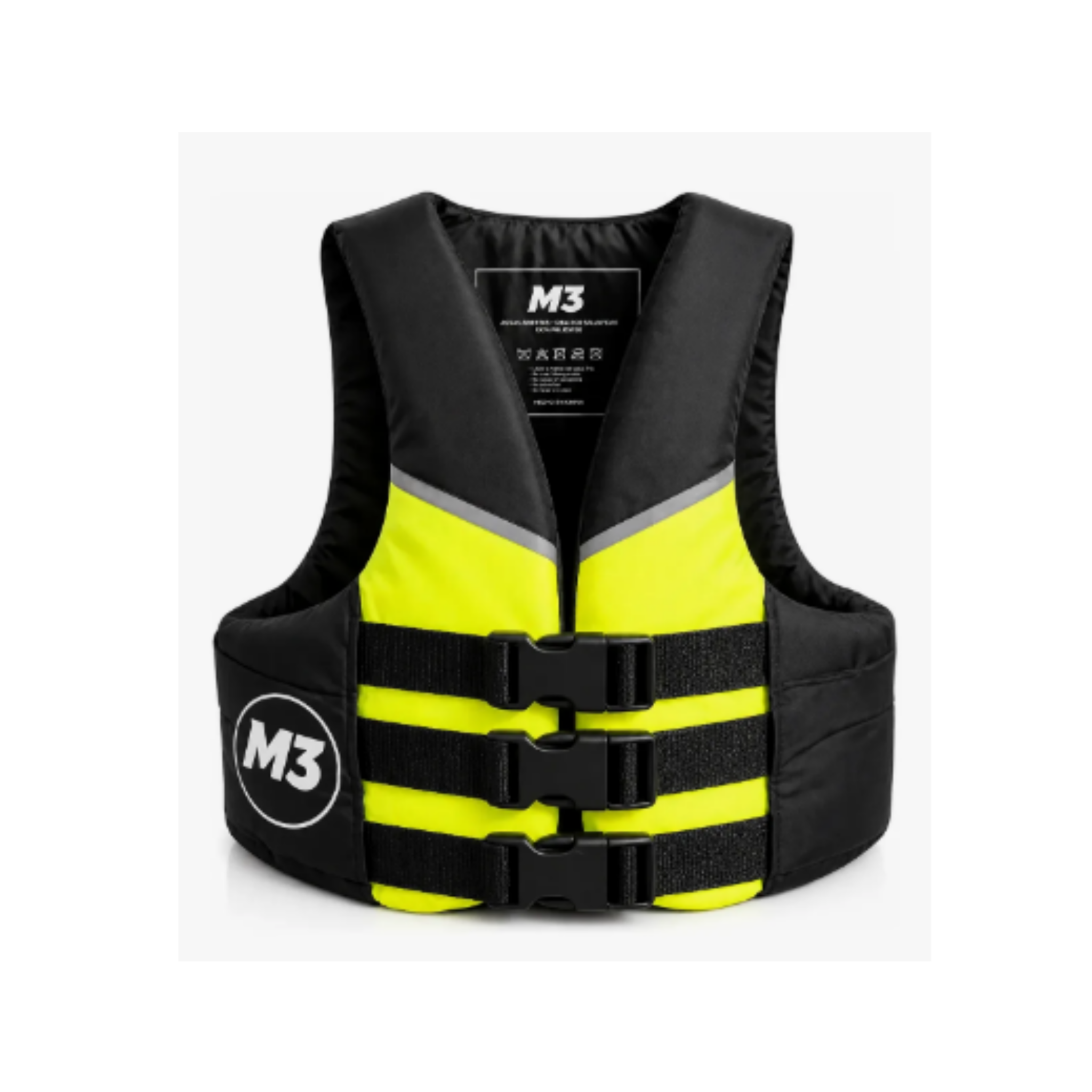 TELA TRACKER ANTI DESGARRO CINTA REFLECTIVA ADELANTE Y ATRÁS 3 CINTAS REFORZADAS