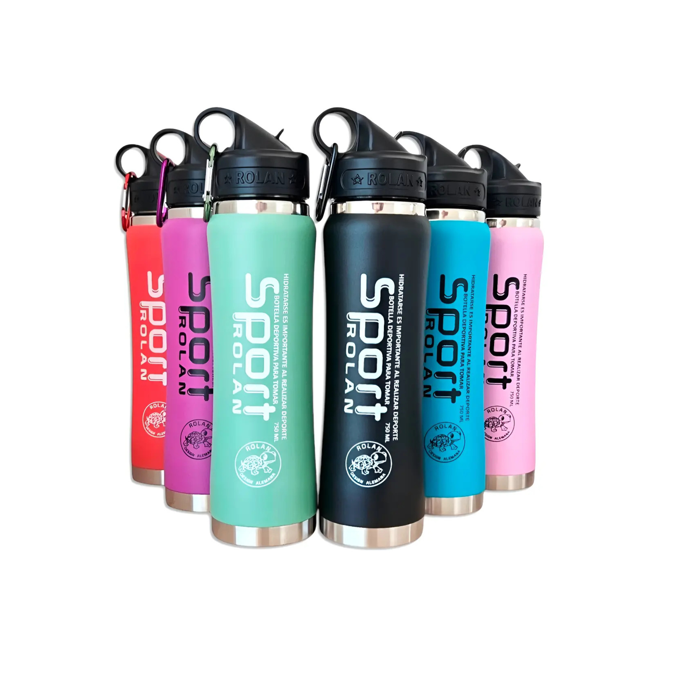 Botella Rolan Térmica deportiva 350 ml acero inoxidable - Imagen 4