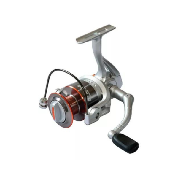 REEL PESCA VARIADA FRONTAL SEÑUELO ROJO