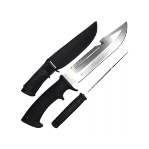 CUCHILLO TACTICO PESCA SEÑUELO ROJO