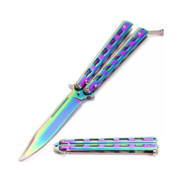 NAVAJA MARIPOSA TACTICO CUCHILLO PESCA