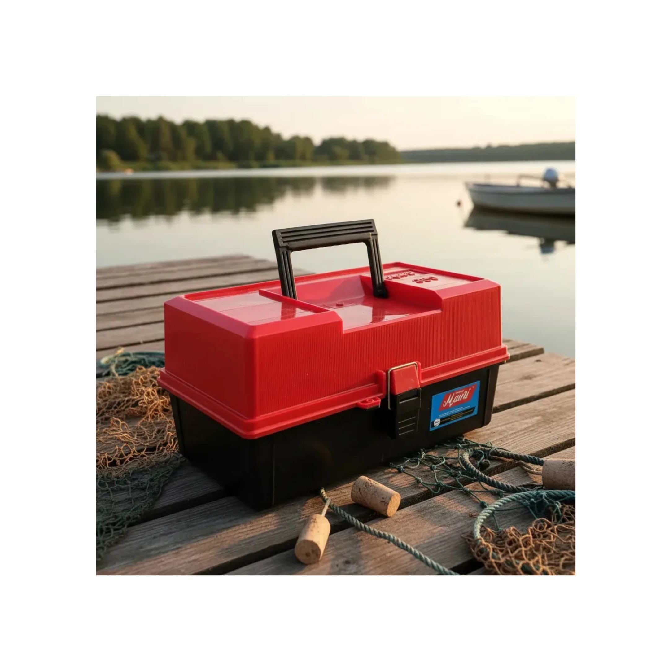 Caja De Pesca Mauri 350 L 2 Bandejas - Imagen 4