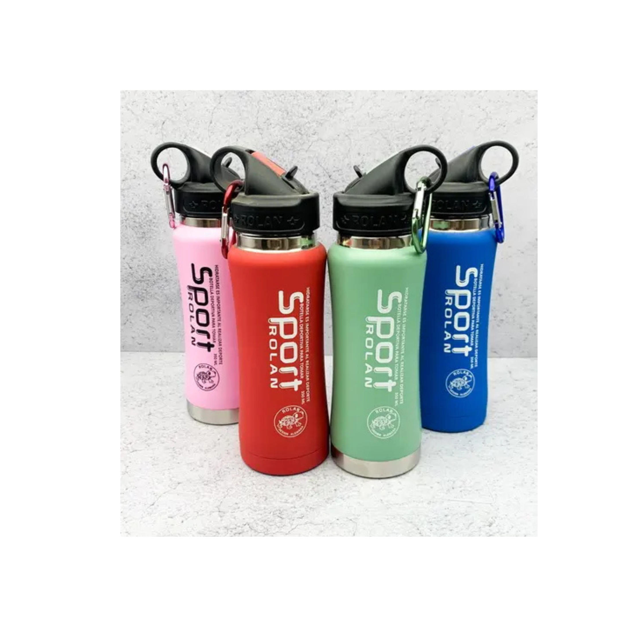 Botella Rolan Térmica deportiva 350 ml acero inoxidable - Imagen 2
