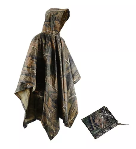 IMPERMEABLE AMPLIO CAMUFLADO