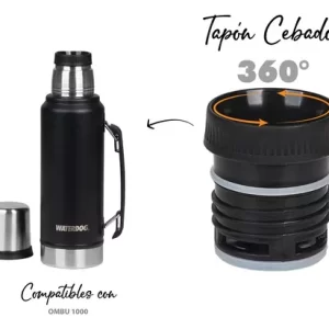 TAPON CEBADOR MANIJA DOBLE PARED ACERO INOX.