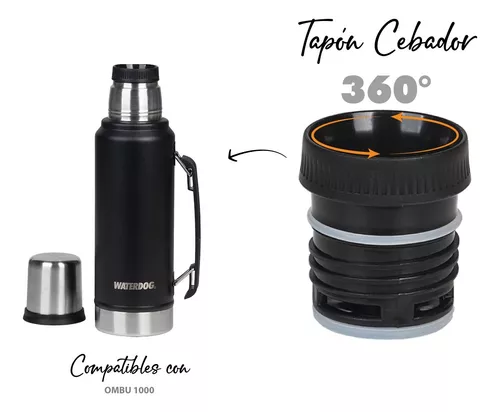 TAPON CEBADOR MANIJA DOBLE PARED ACERO INOX.