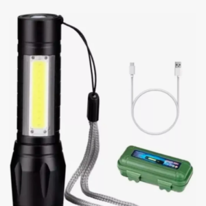 Linterna mini doble led con carga Usb