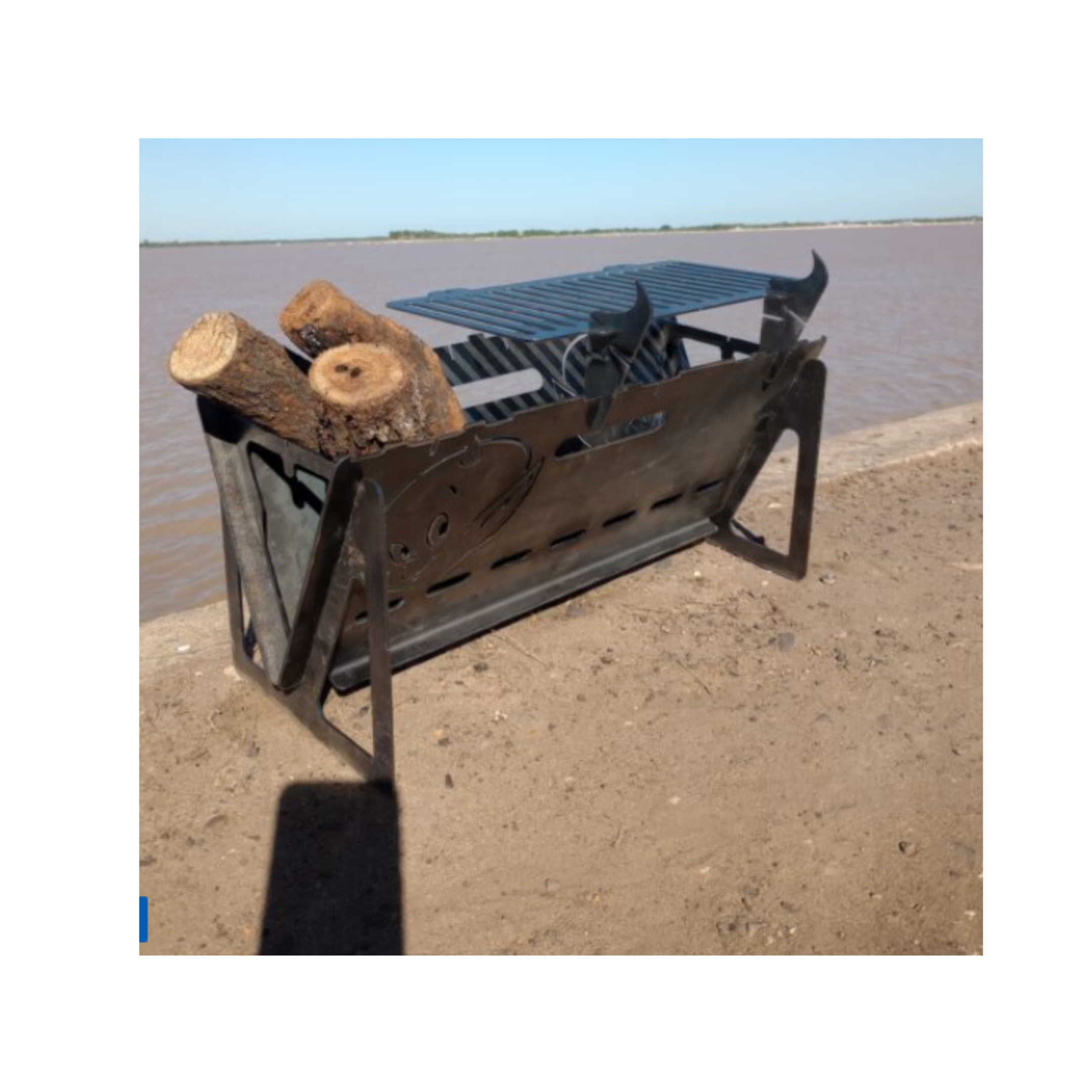 Fogonero, práctico para transportar ,sencillo de armar - Imagen 2