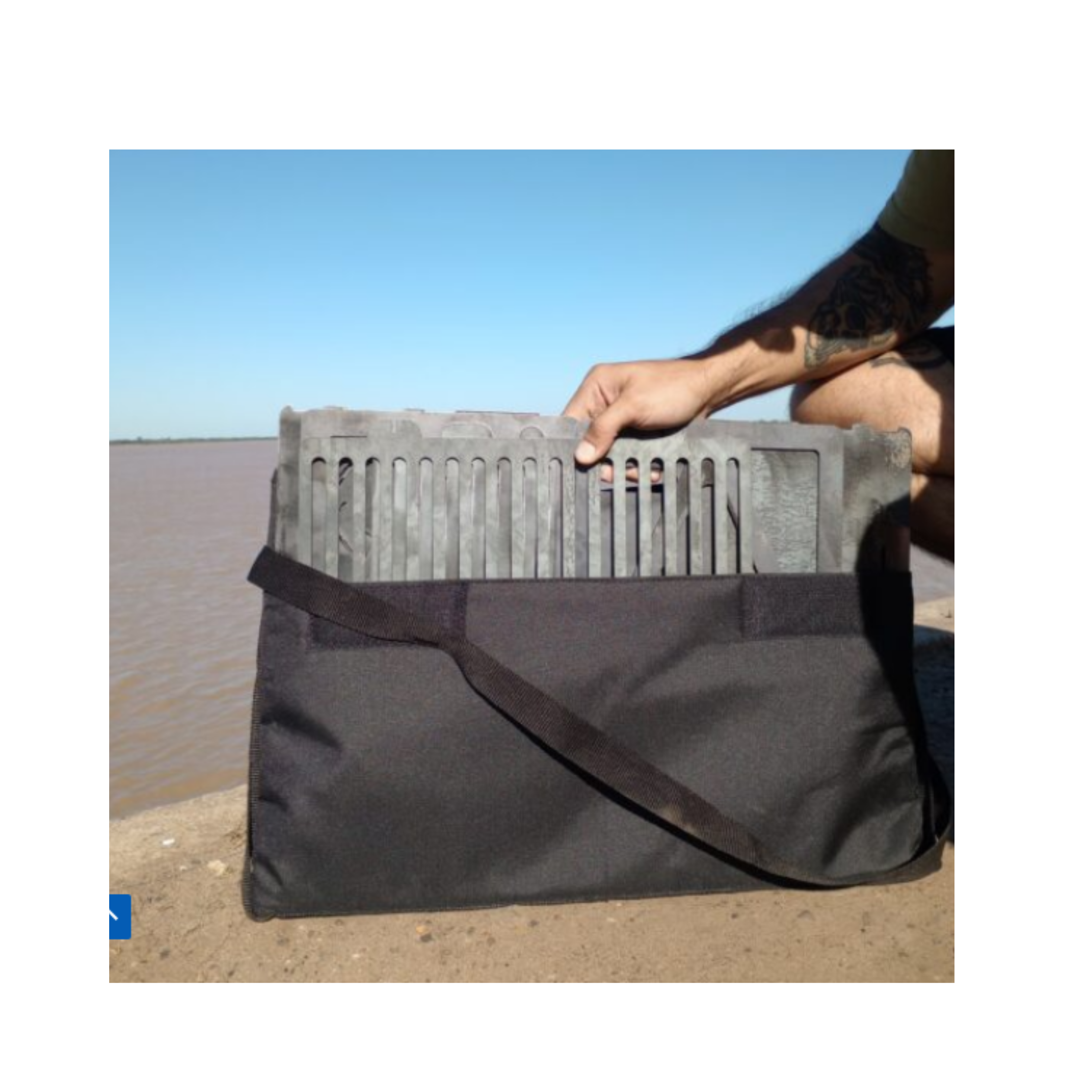 Fogonero, práctico para transportar ,sencillo de armar - Imagen 6