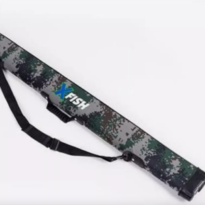 Funda semirrígida 1.20 mts. camuflada caña de pescar