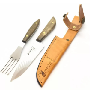 Set asado cuchillo y tenedor artesanal