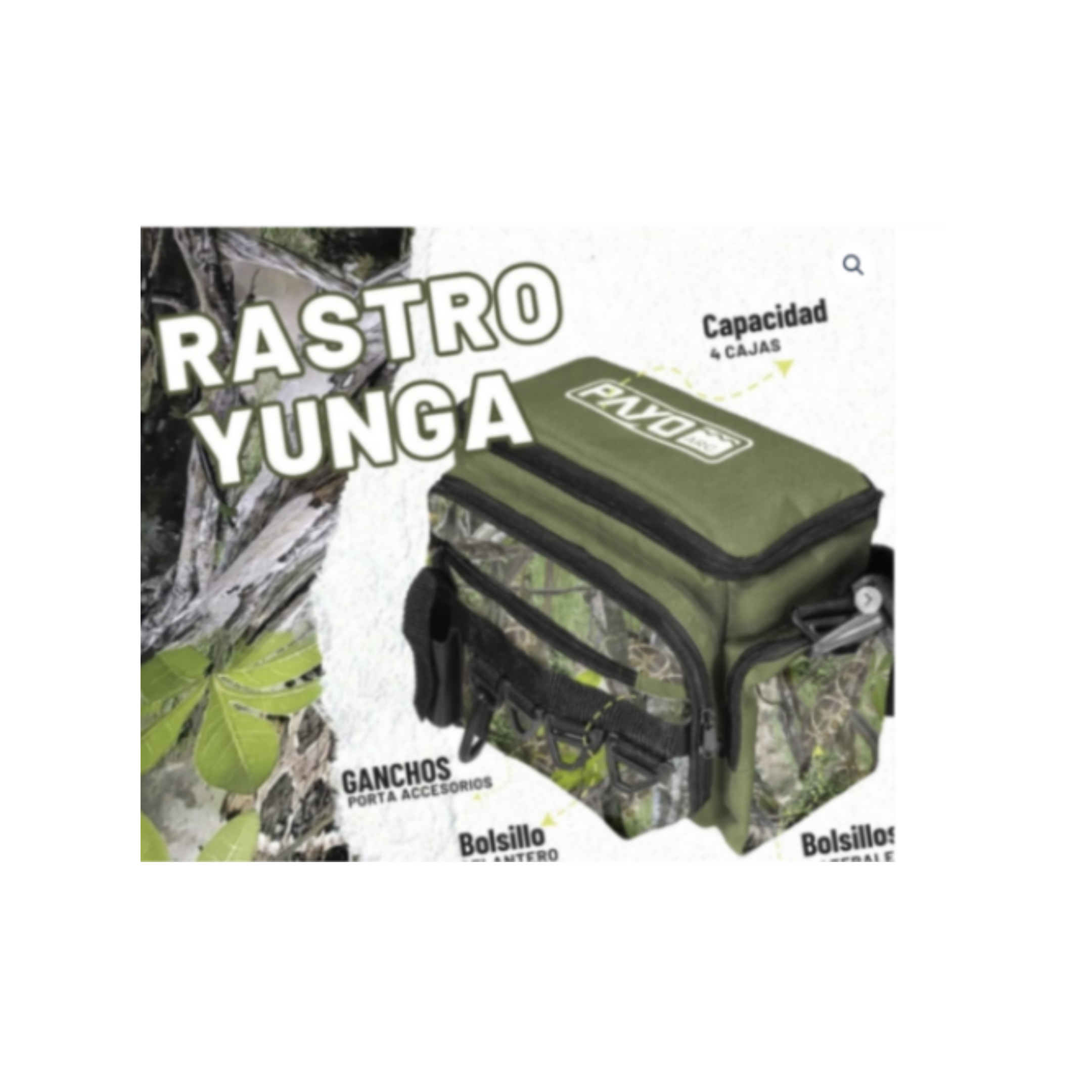 Bolso De Pesca Vadeo Payo + 4 Cajas Señuelos - Imagen 5