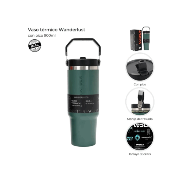 Vaso Termico Wanderlust 900ml - Imagen 4