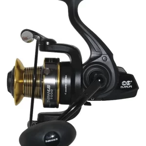 Carrete de aluminio 4 rulemanes manivela intercambiable