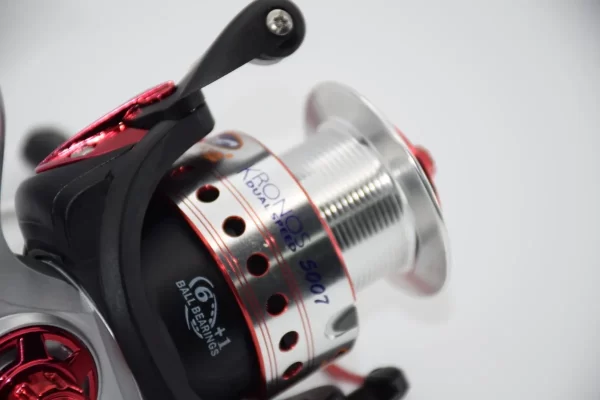 Reel Mystix Kronos 5007  Carretel Aluminio 7 rulemanes - Imagen 3