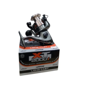arretel y manivela de aluminio-Carretel extra-4 rulemanes.Infinito anti-reverso.Drag power 6 kg. Relación de giro 4.6.1.