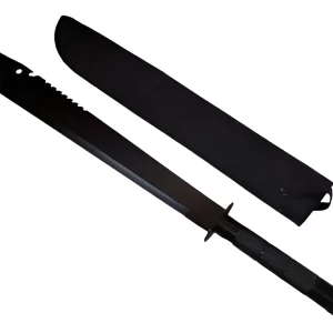 hoja de acero carbono táctico con funda