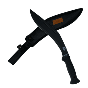 HOJA DE ACERO MANGO DE GOMA CURVO