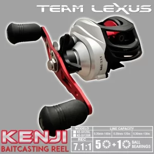 5+1 RULEMANES RELACION 7.1:1 Carrete: Aluminio Anodizado