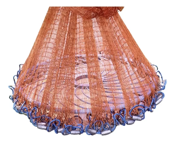 Tarraya Red Atarraya Red de Pesca Disco 1,20 mts - Señuelo Rojo
