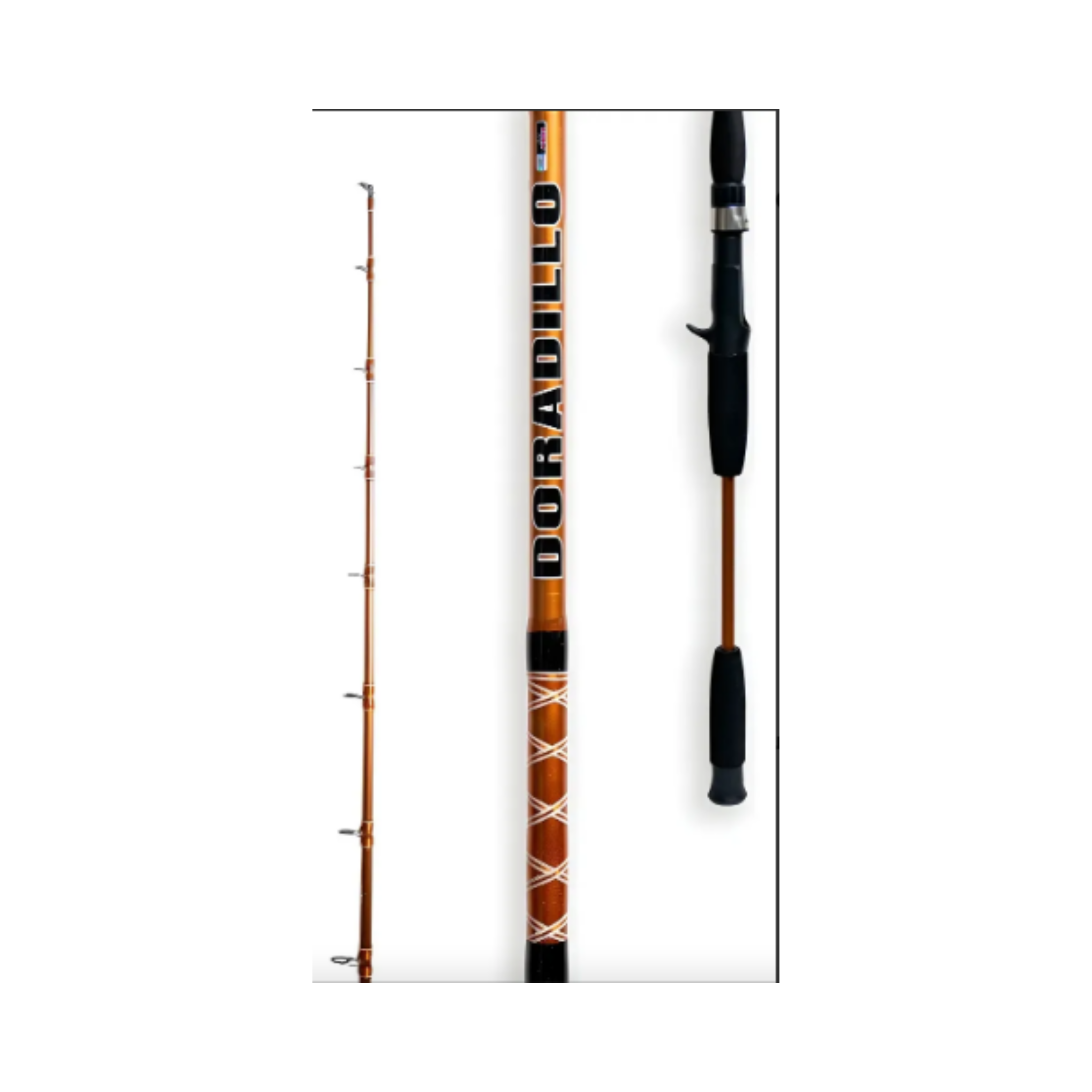 2 Tramos. – 6+1 pasahilos aptos multifilamento. – 15-25 lbs.