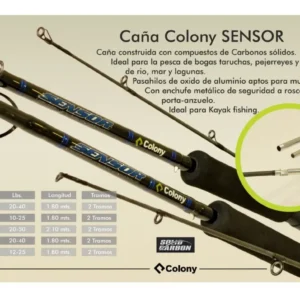 Caña Colony Sensor 1. 80 mts Medium Heavy Frontal 10-25 lbs