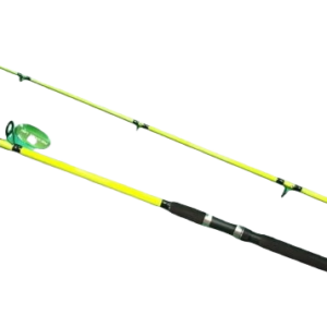 2 tramos medidias:1.80 mts ipo de caña: 2 tramos. Material: Grafito compuesto. Acción: Media Resistencia: 80 gramos Material pasahilos: Cerámica. Portareel: A rosca Mango: Goma EVA Incluye: Funda