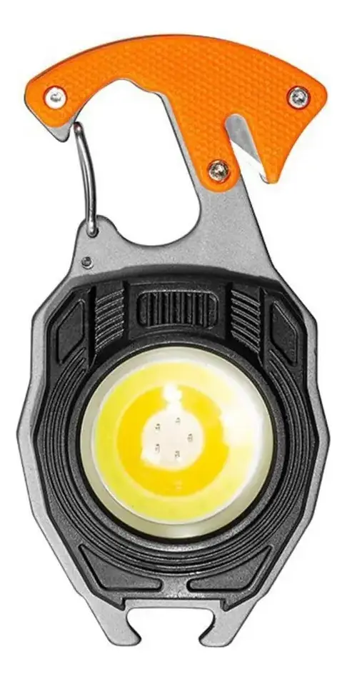 Linterna Led Multifunción Recargable Iman Destapador Gancho - Imagen 3
