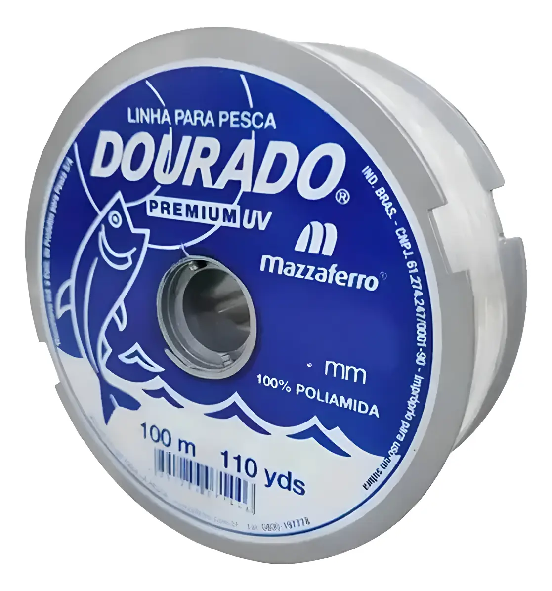 Nylon Tanza Dourado Premium Uv Transparente 100 mts - Imagen 3