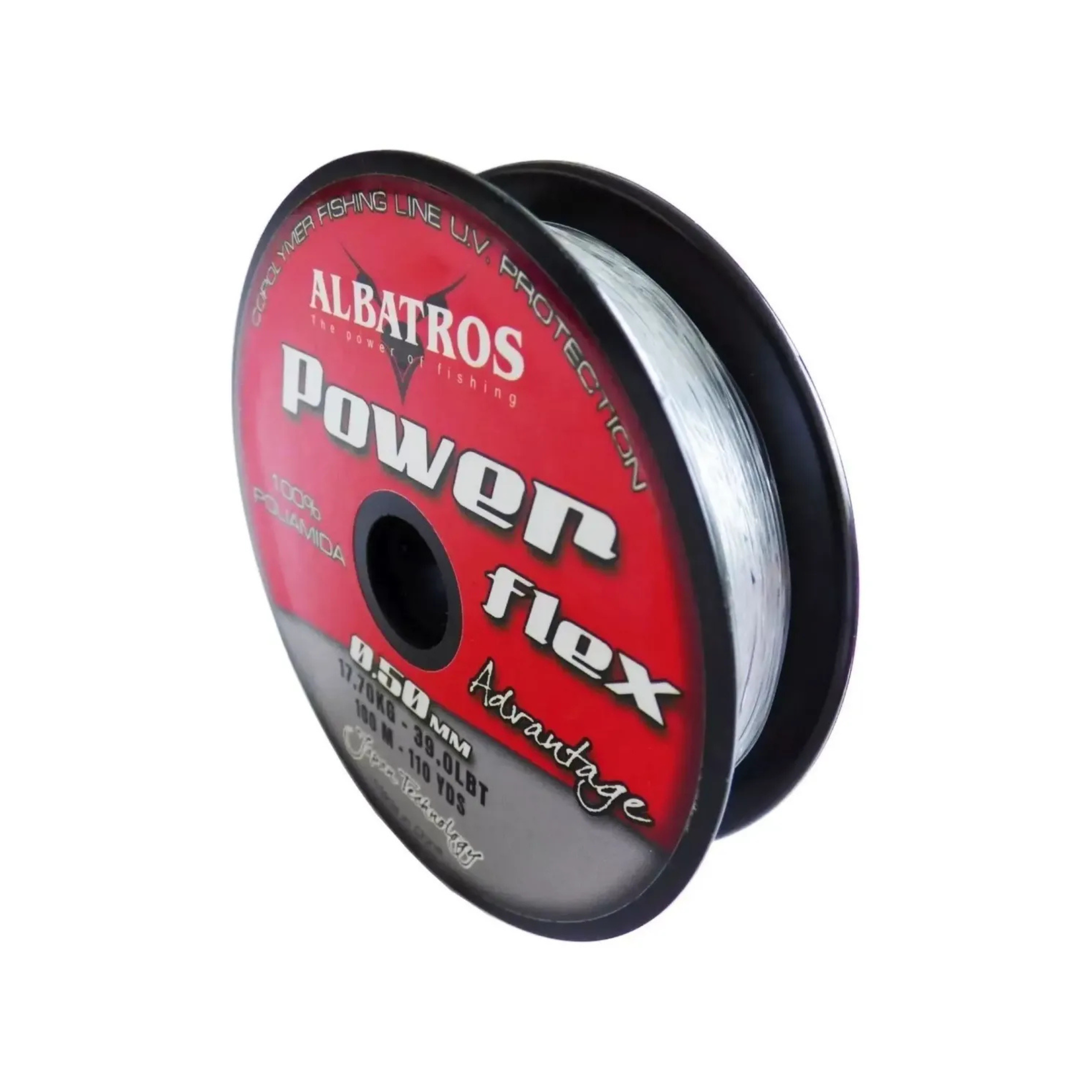 Tanza Nylon Albatros PowerFlex - Imagen 2