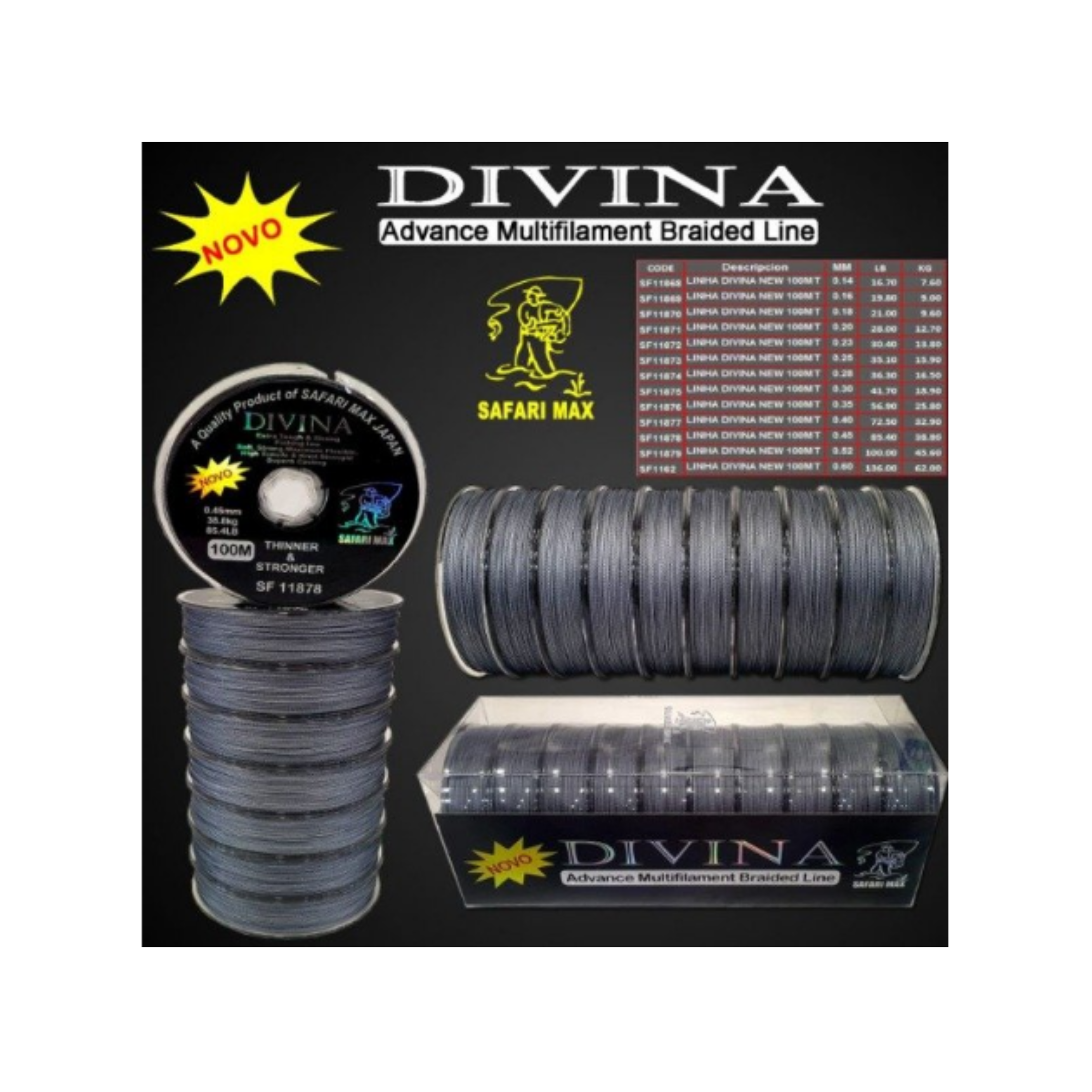 Multifilamento Safari Max Divina X8 - Imagen 2