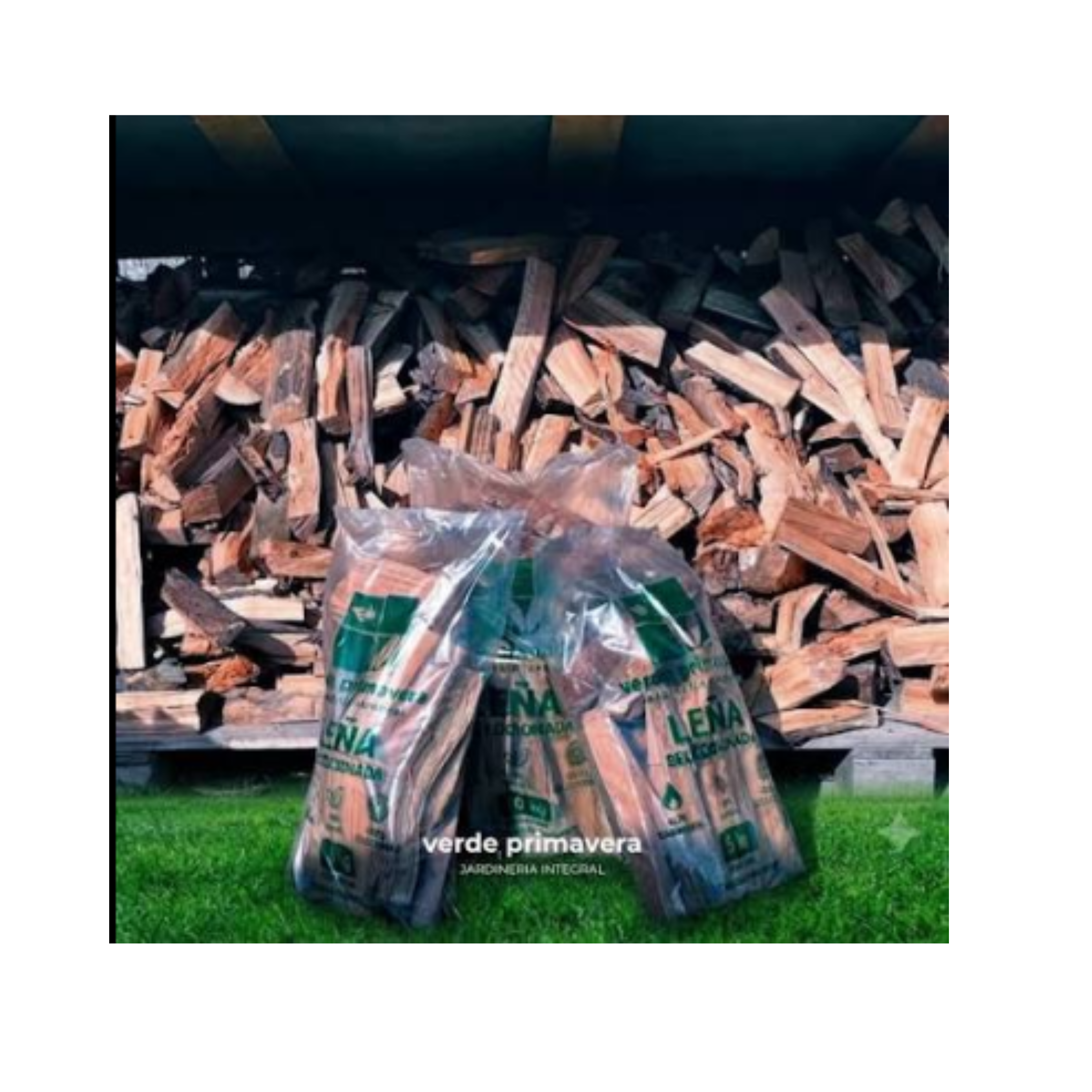 Leña Verde Primavera bolsa de 5kg-10kg - Imagen 2