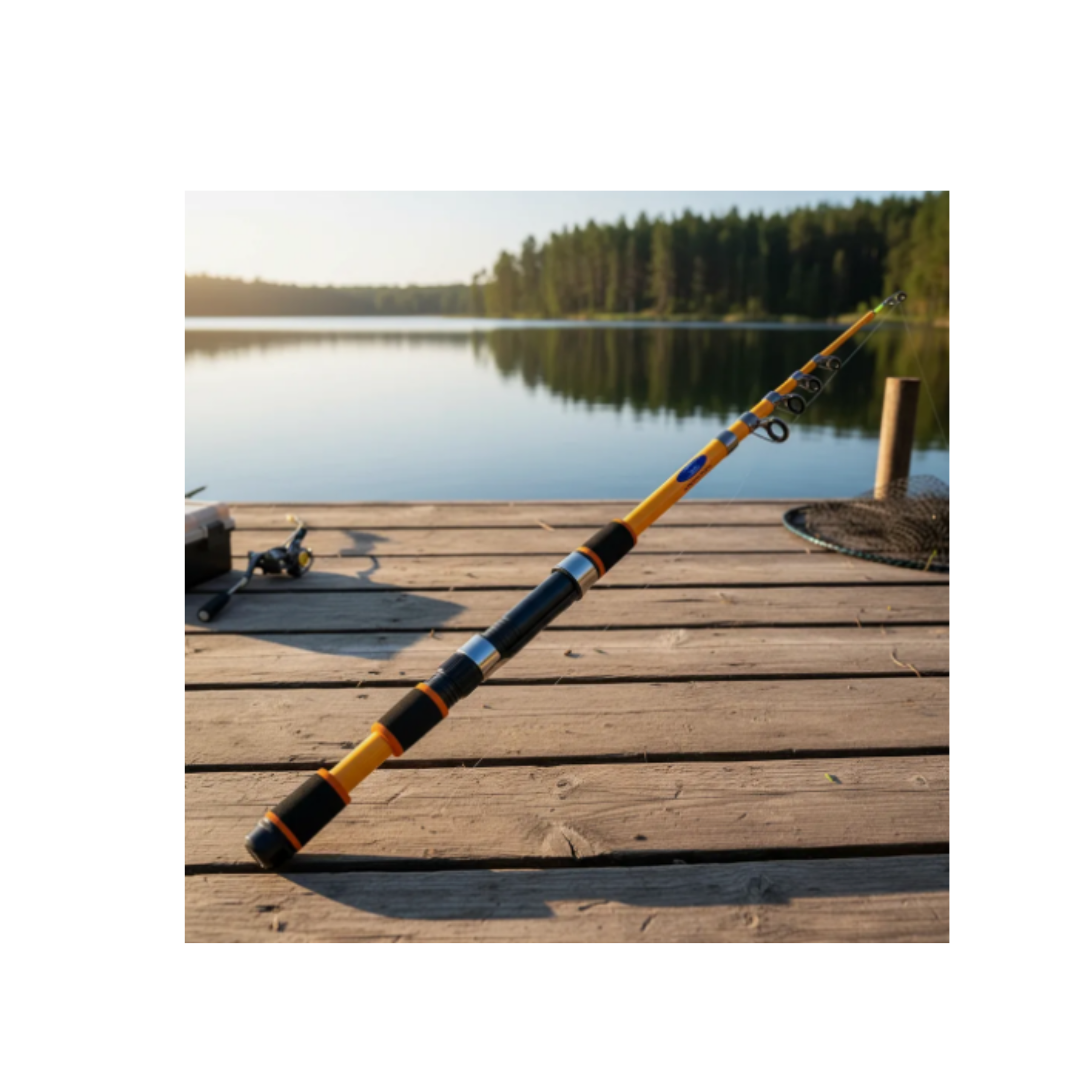 Combo de Pesca Mystix 1.80mts. Caña Telescópica + Reel - Imagen 6