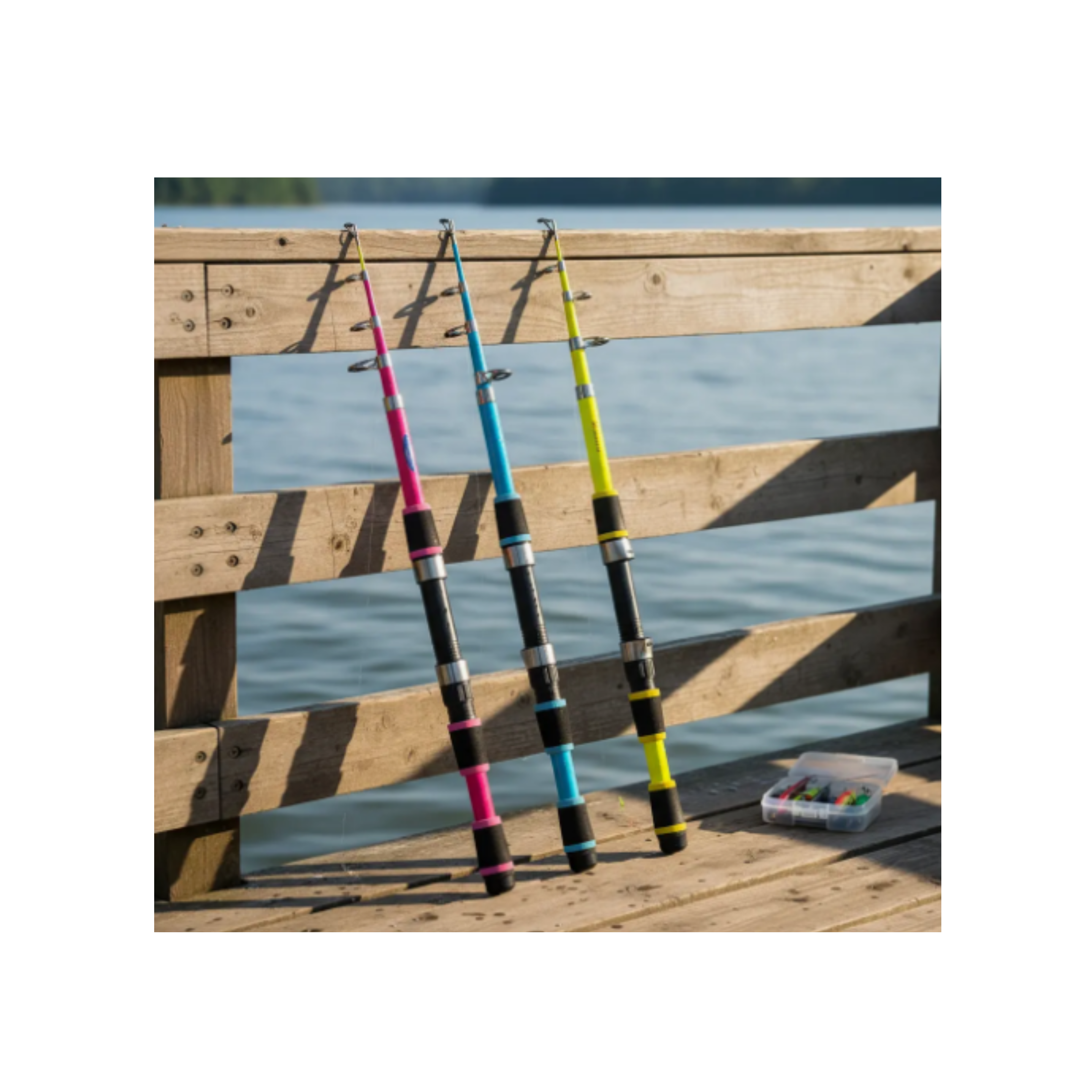 Combo de Pesca Mystix 1.80mts. Caña Telescópica + Reel - Imagen 8