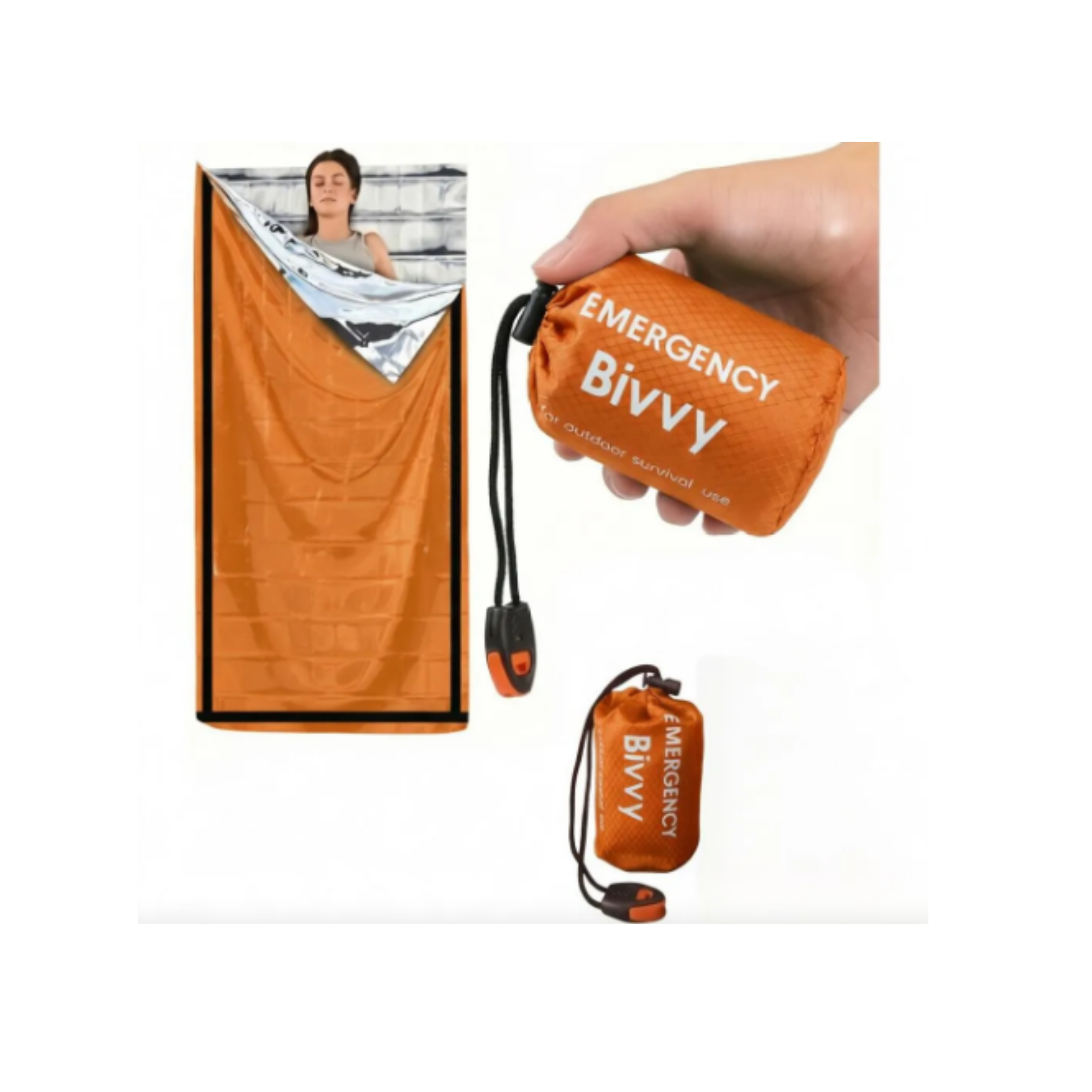 Bolsa De Dormir De Emergencia Bivvy Para Supervivencia - Imagen 5