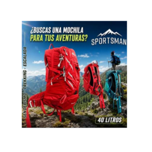 2 Bolsillos laterales porta botella ajustable 1 Bolsillos superior frontal 2 Bolsillos laterales sobre cintura Incluye silbato S.O.S.