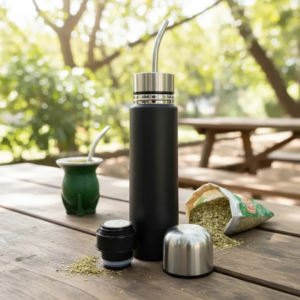 Mate Listo Autocebante+termo Acero 750ml